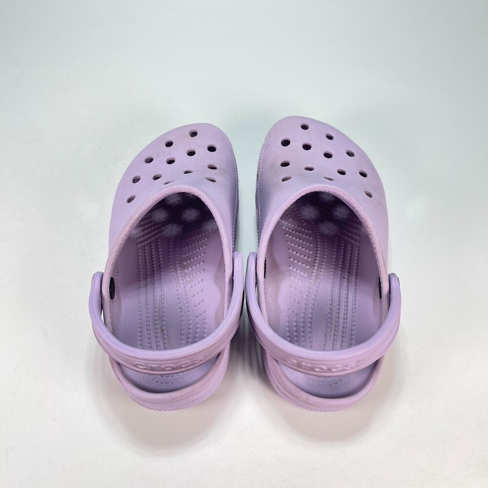 Crocs Classic Clog Lavender Comfort Casual Slip On Shoes 10001 Women's Size 7 - Picture 6 of 9